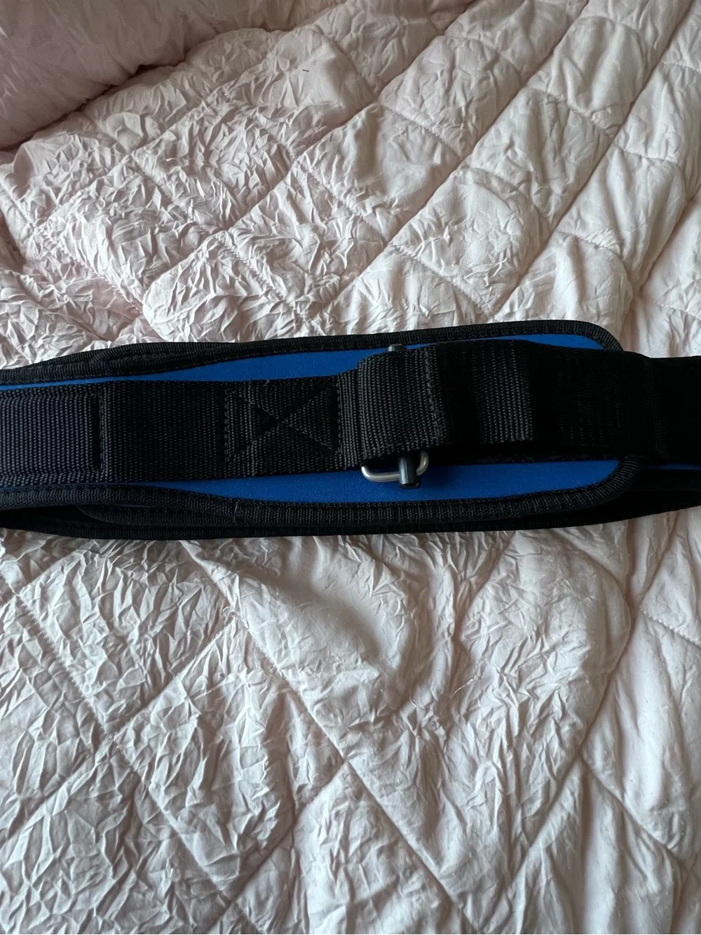 Schiek Blue Neoprene Weightlifting Belt